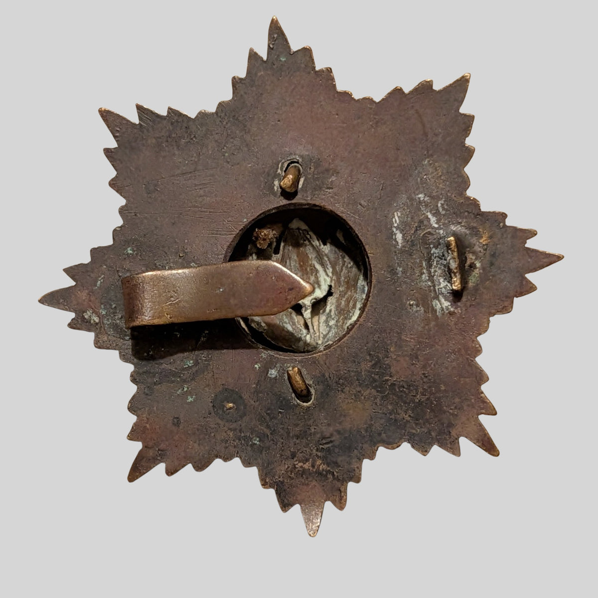 Cheshire Regiment Officer's Bronze Cap Badge Post 1922