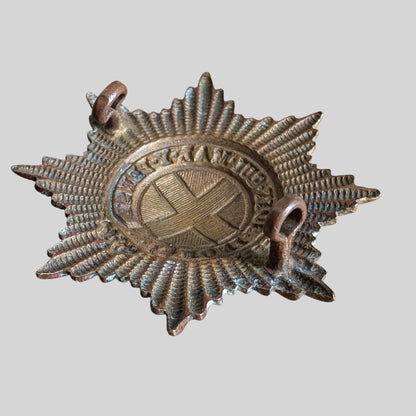 WW1 Coldstream Guards Gilding Metal Cap Star Badge
