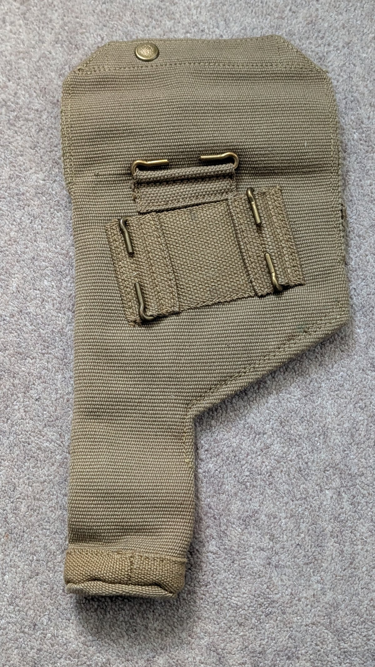WW2 Dated British Army 1937 Pattern Webbing Pistol Holster & Ammo Pouch
