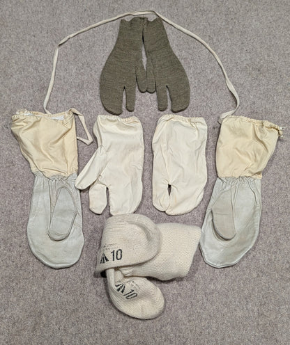 Fantastic WW2 British Army Ski Snow Commando Uniform Hat Webbing Equipment Set