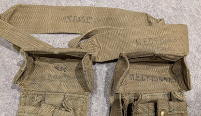 Fantastic WW2 British Army Ski Snow Commando Uniform Hat Webbing Equipment Set