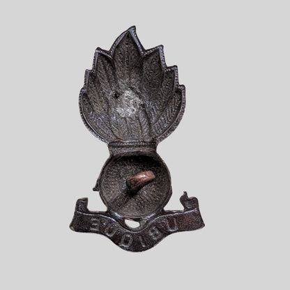 Royal Engineers Officers Bronze Collar Badge