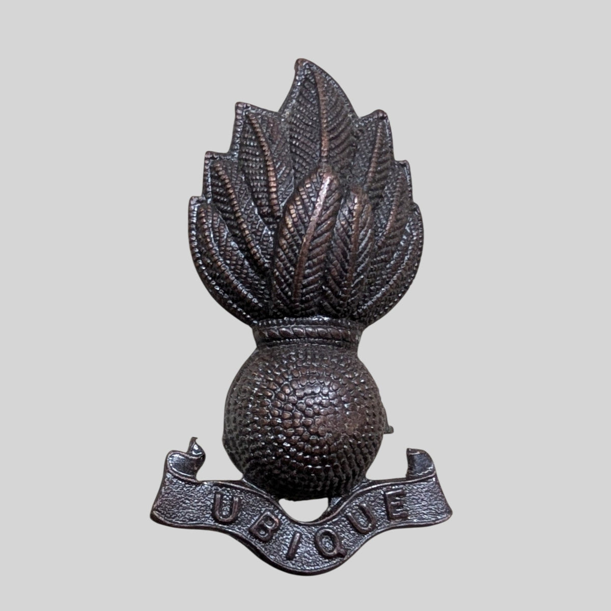 Royal Engineers Officers Bronze Collar Badge