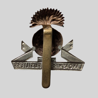 British Army Lancashire Fusiliers BiMetal Cap Badge