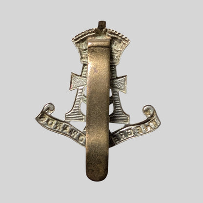 Green Howards White Metal Cap Badge 1950-58