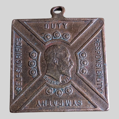 EDWARD VII RARE EMPIRE MOVEMENT COMMEMORATIVE MEDAL