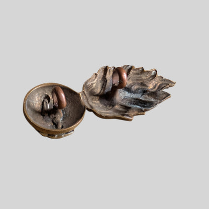 Royal Scots Fusiliers Bimetal Collar Badge