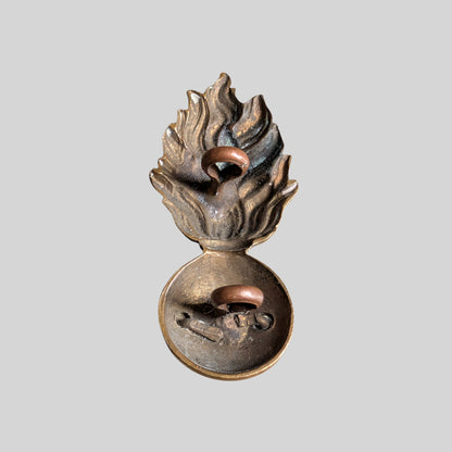 Royal Scots Fusiliers Bimetal Collar Badge