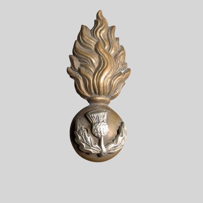 Royal Scots Fusiliers Bimetal Collar Badge