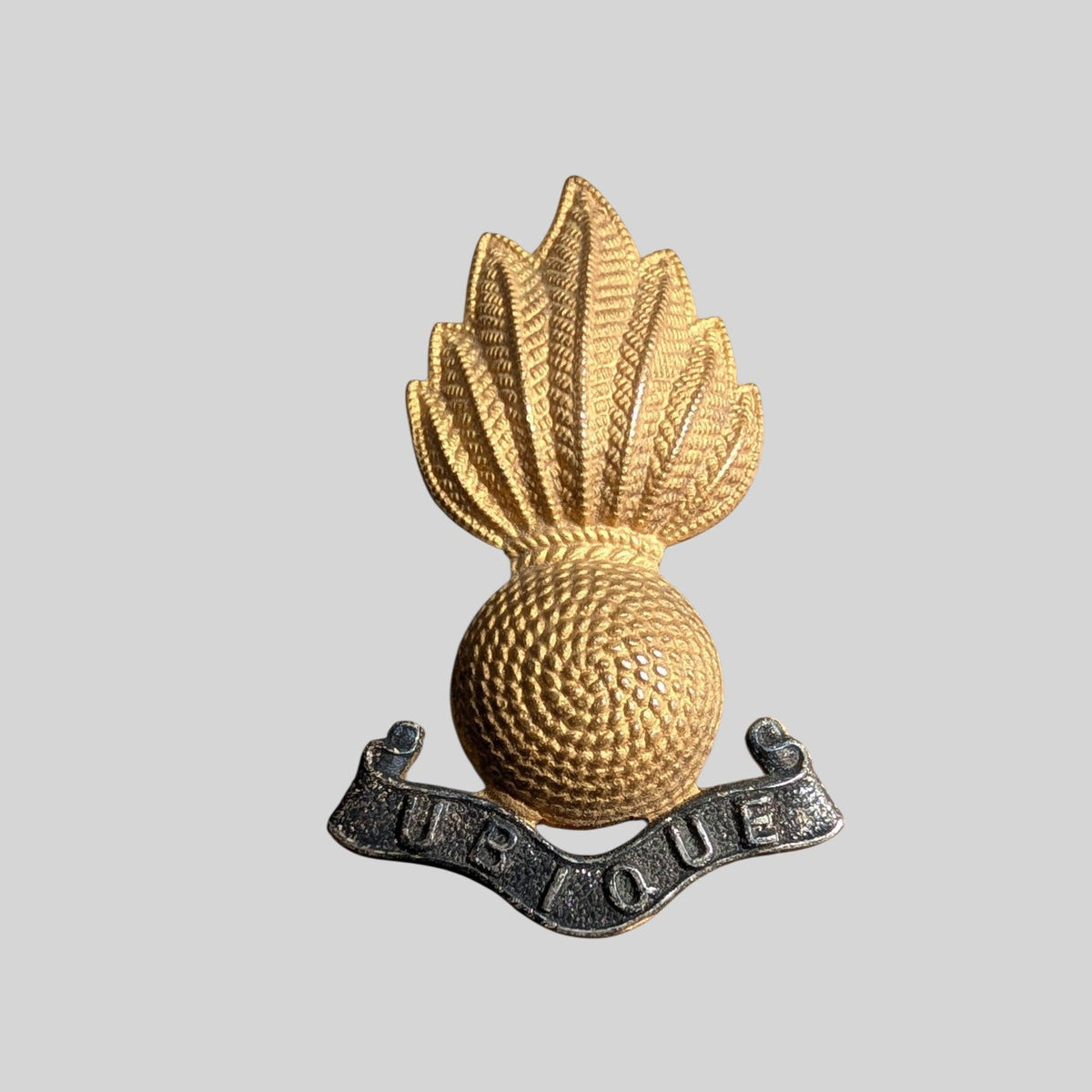 Royal Artillery Officer's Bimetal Collar Badge