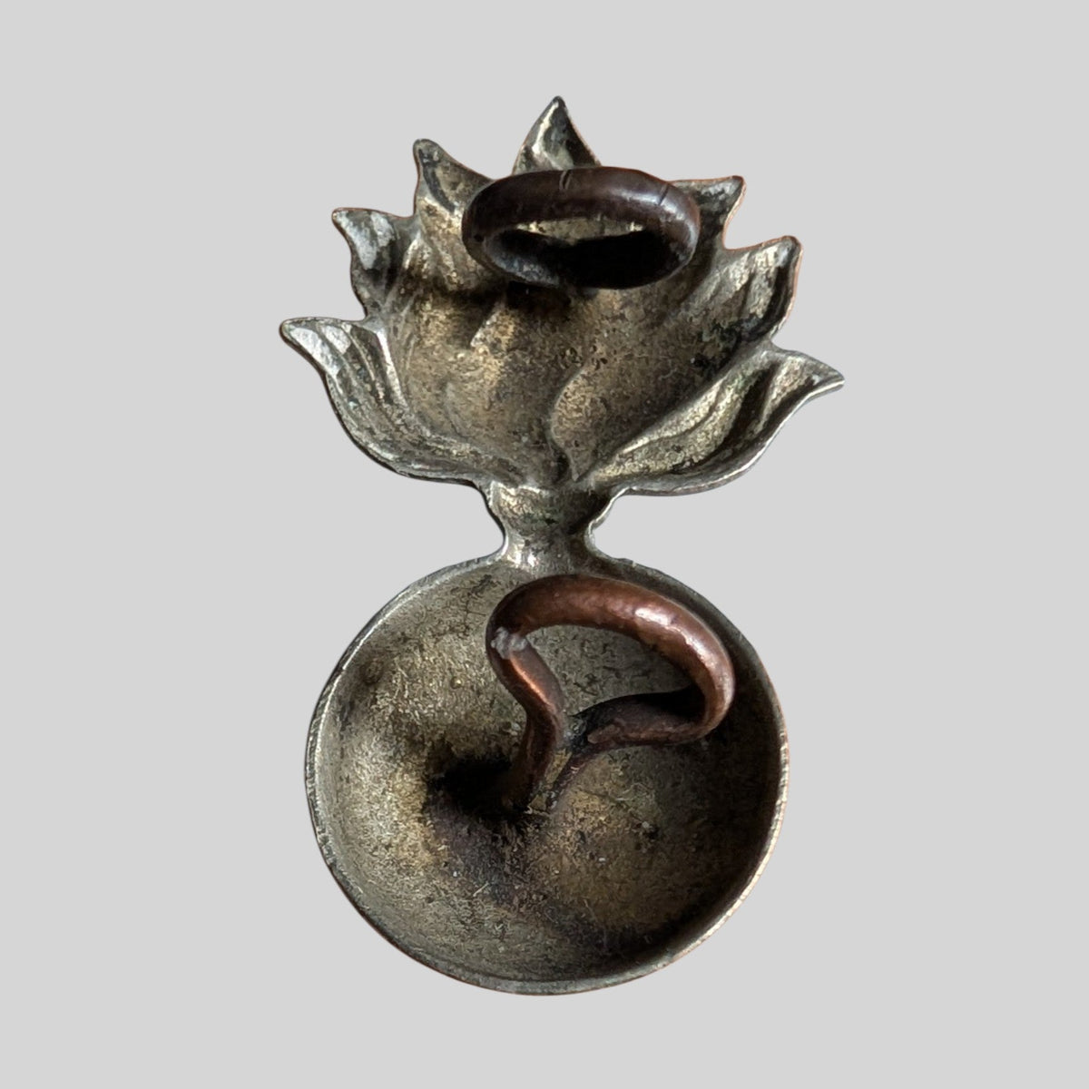 Royal Artillery Volunteers White Metal Small Collar Badge