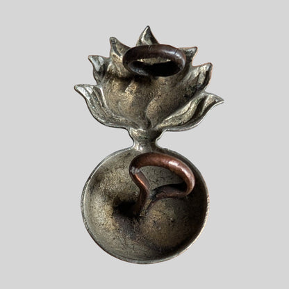 Royal Artillery Volunteers White Metal Small Collar Badge
