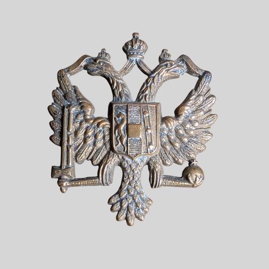 1st king's dragoon Guards Gilding Metal Collar Badge