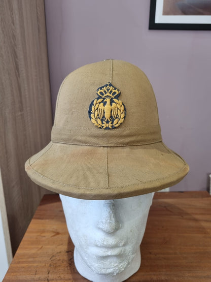 WW2 Italian Air Force M28 Pith Helmet