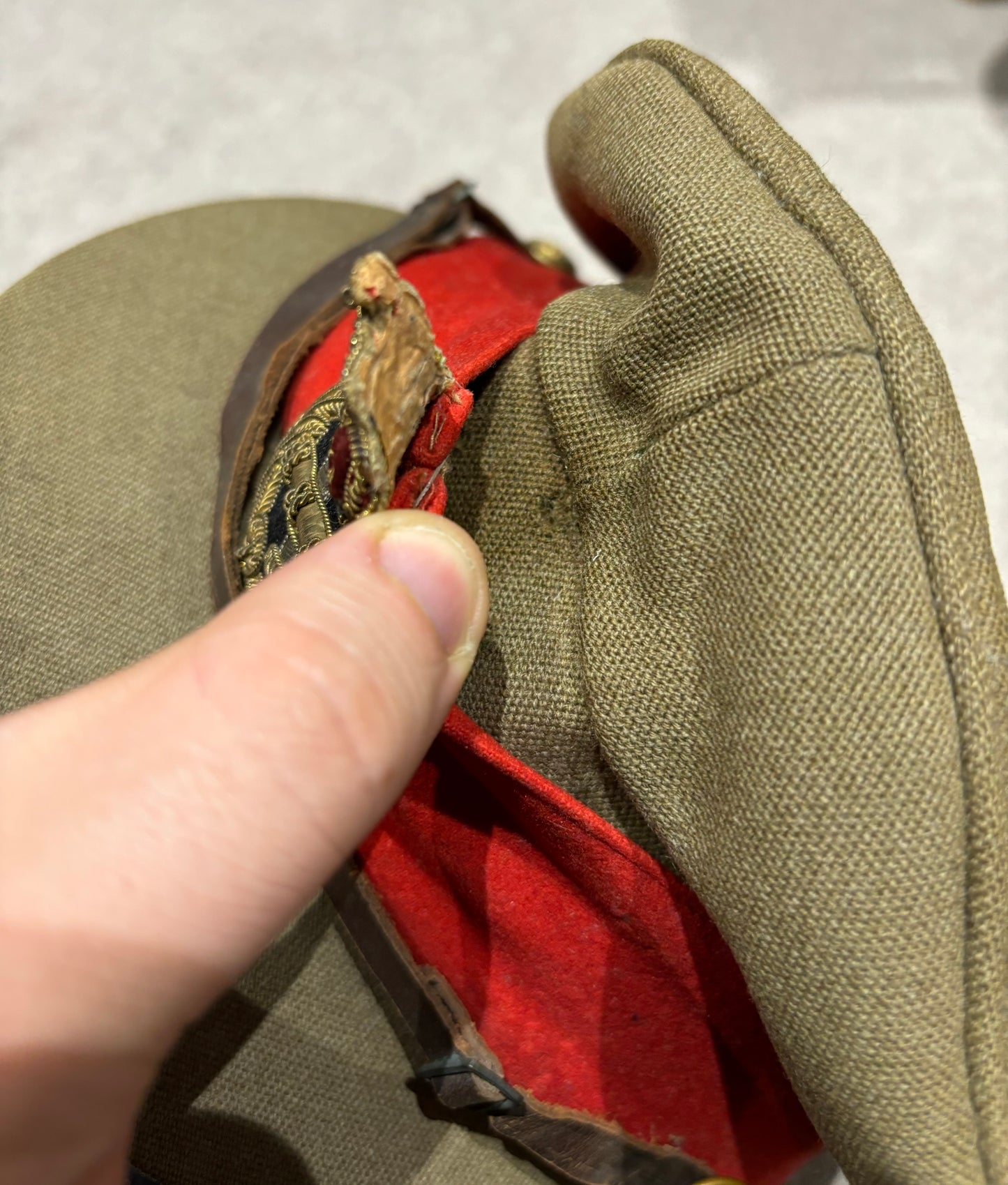 Interwar to WW2 British Army General’s Visor Cap