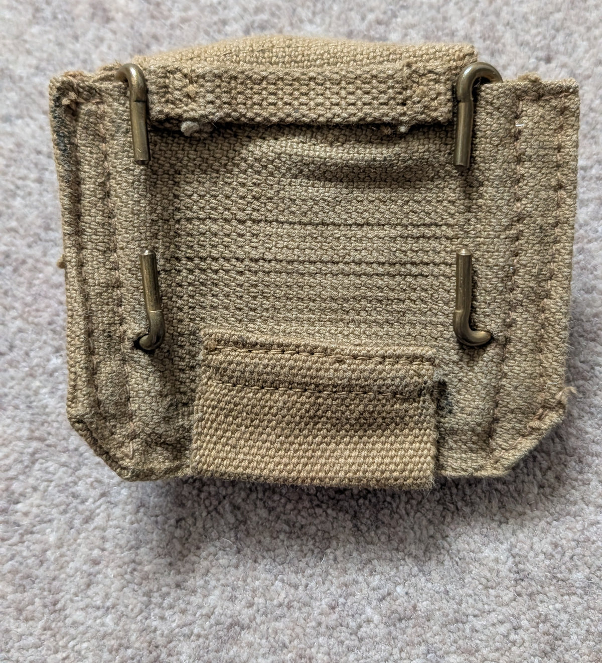 WW2 Dated British Army 1937 Pattern Webbing Pistol Holster & Ammo Pouch