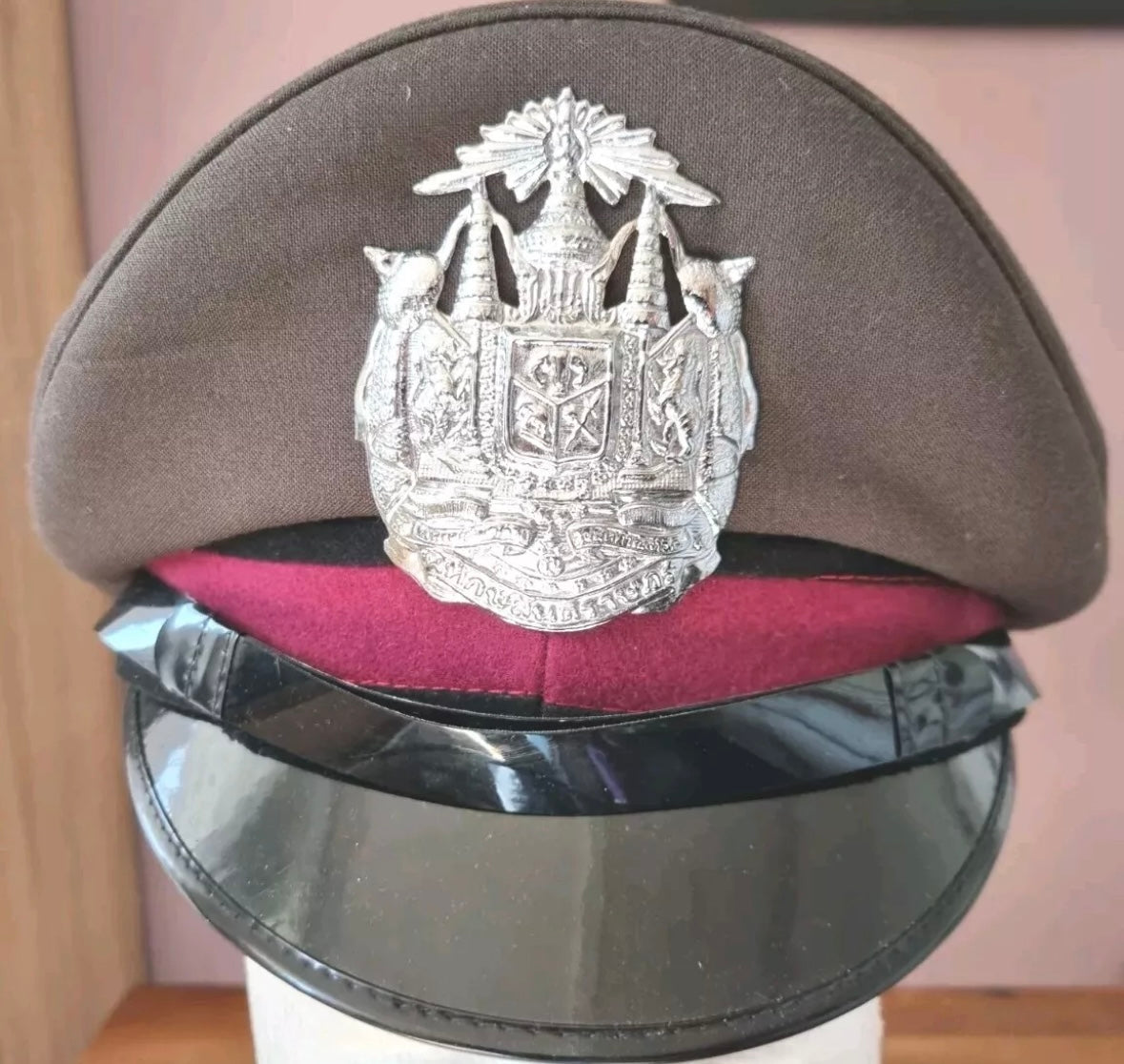 Post War Royal Thai Police Visor Cap