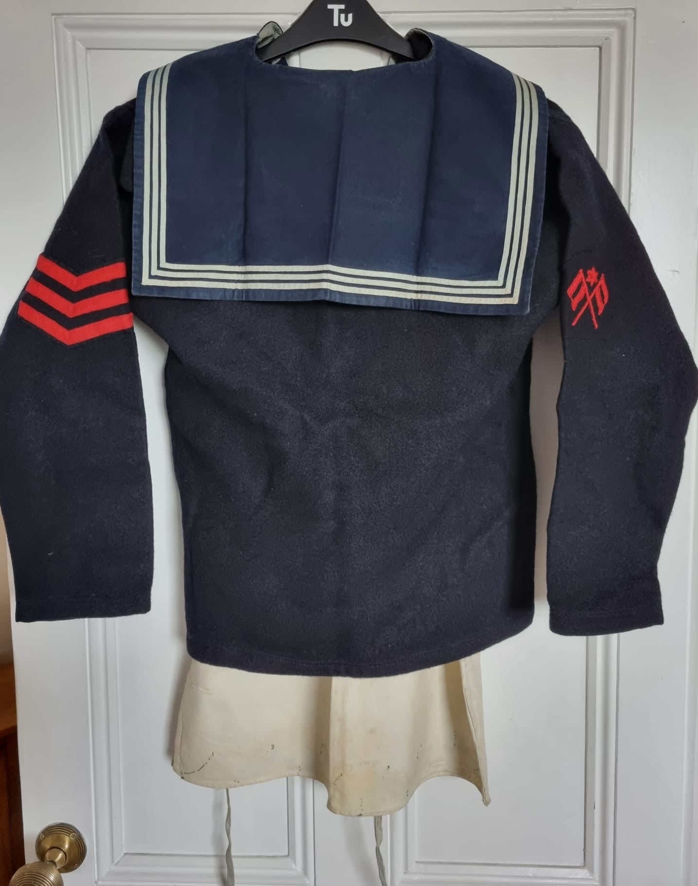 WW2 Era Royal Fleet Reserve Sailors Full Uniform & Ratings Cap