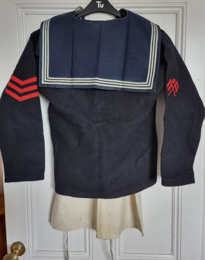 WW2 Era Royal Fleet Reserve Sailors Full Uniform & Ratings Cap