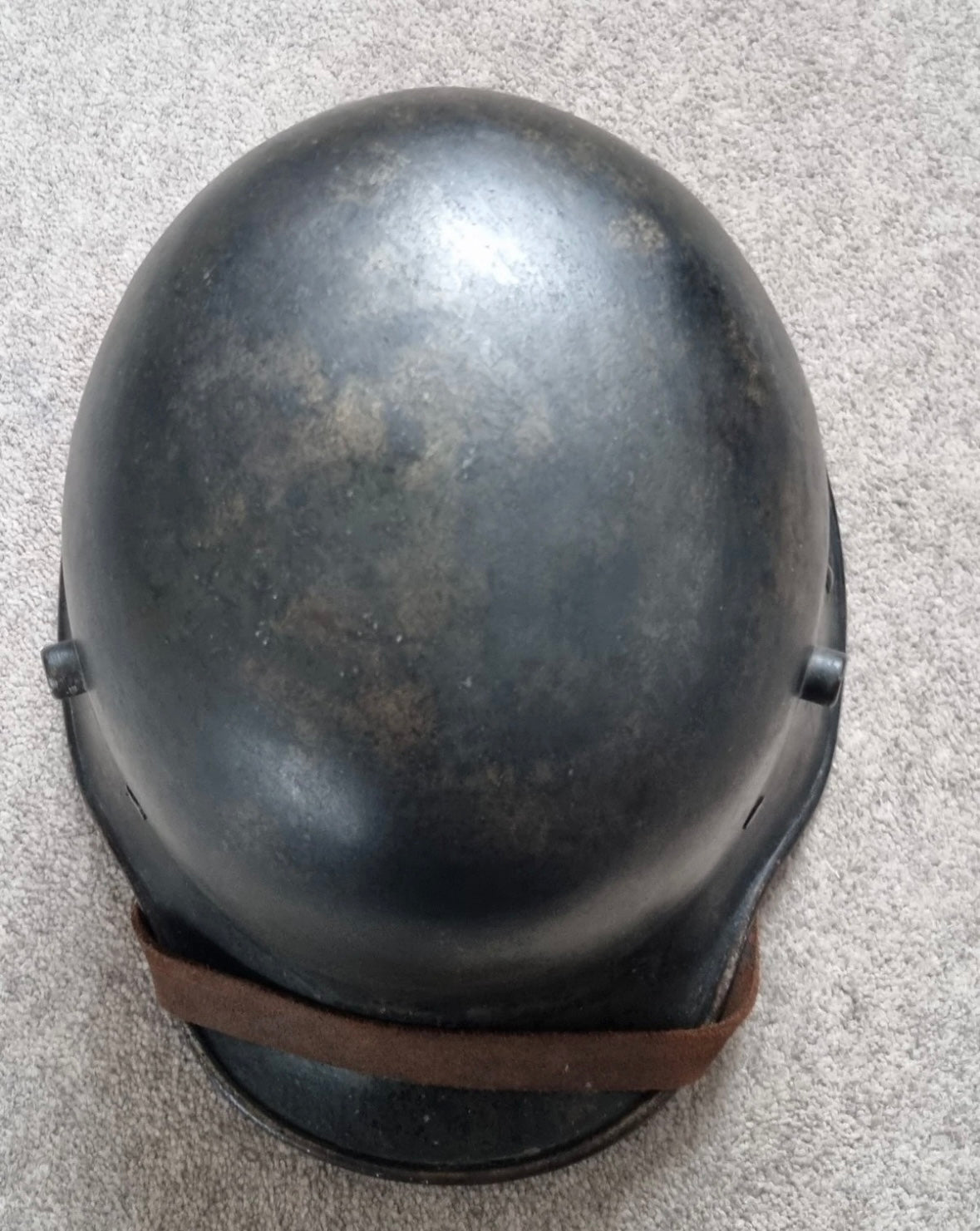 SOLD! WW1 German M16 Transitional Helmet, with 1930s Remnant Decals and Camo Paint (Repro Liner & chinstrap)
