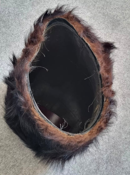 SOLD! Pre-1881 Victorian Bearskin for the 3rd Militia Battalion, Durham Fusiliers, with Tin