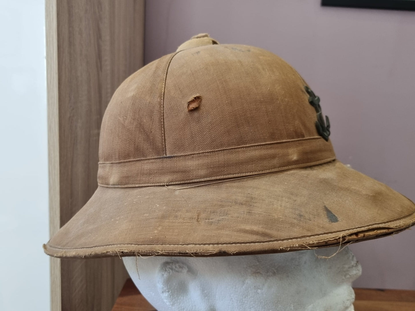 WW2 French Colonial M31 Pith Helmet, Dated 1935/6