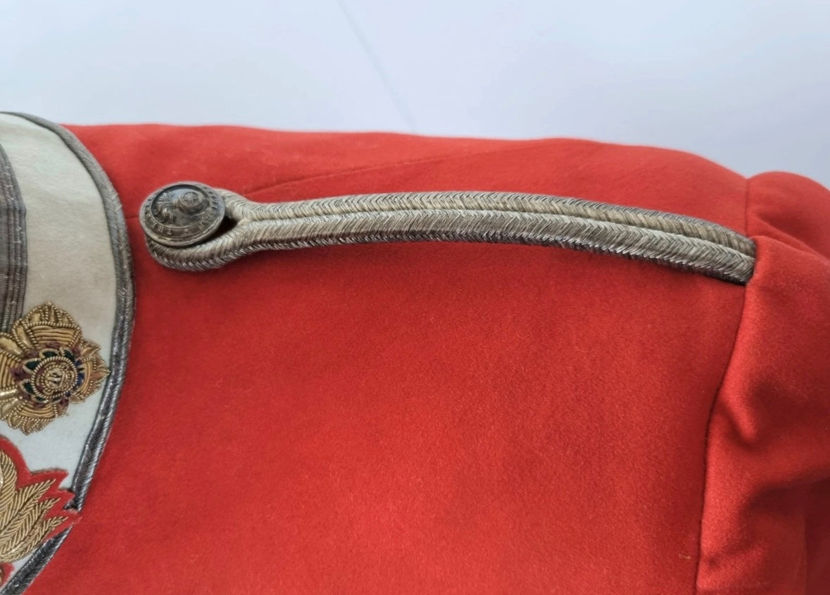 SOLD! Superb 1880 Victorian 3rd Durham Fusiliers Scarlet Tunic & Sash