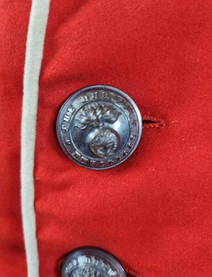 SOLD! Superb 1880 Victorian 3rd Durham Fusiliers Scarlet Tunic & Sash