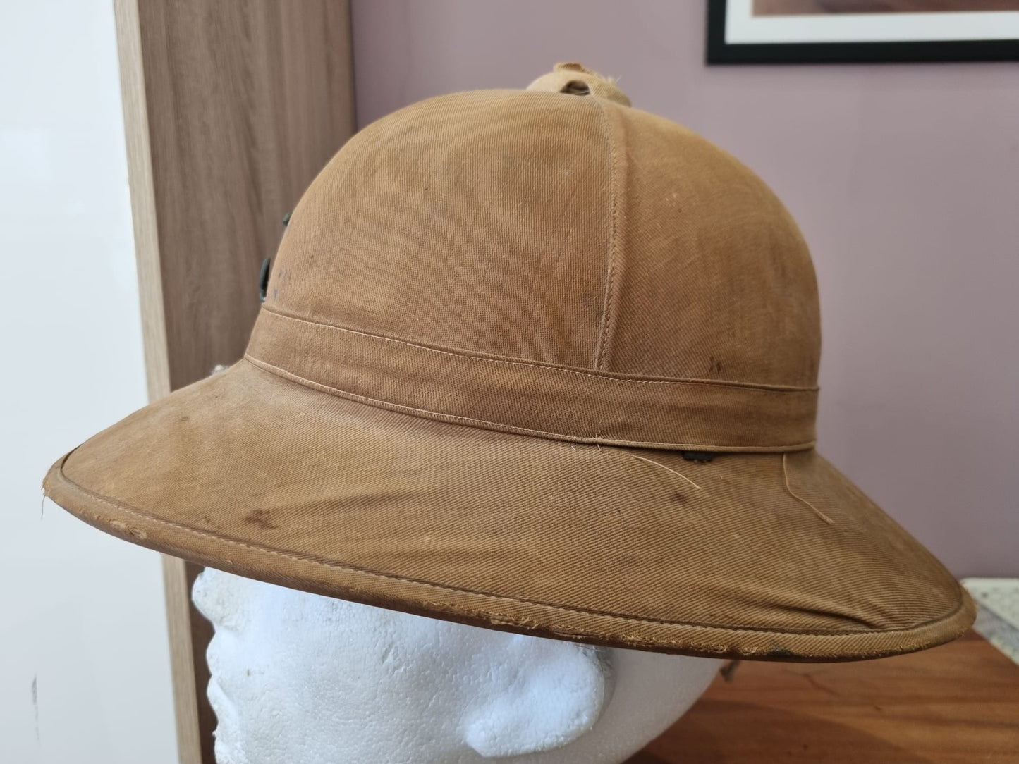 WW2 French Colonial M31 Pith Helmet, Dated 1935/6