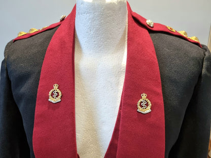 SOLD! 1964 Dated, British Army, Royal Army Medical Corps  Colonel’s Mess Dress Jacket and Waistcoat.