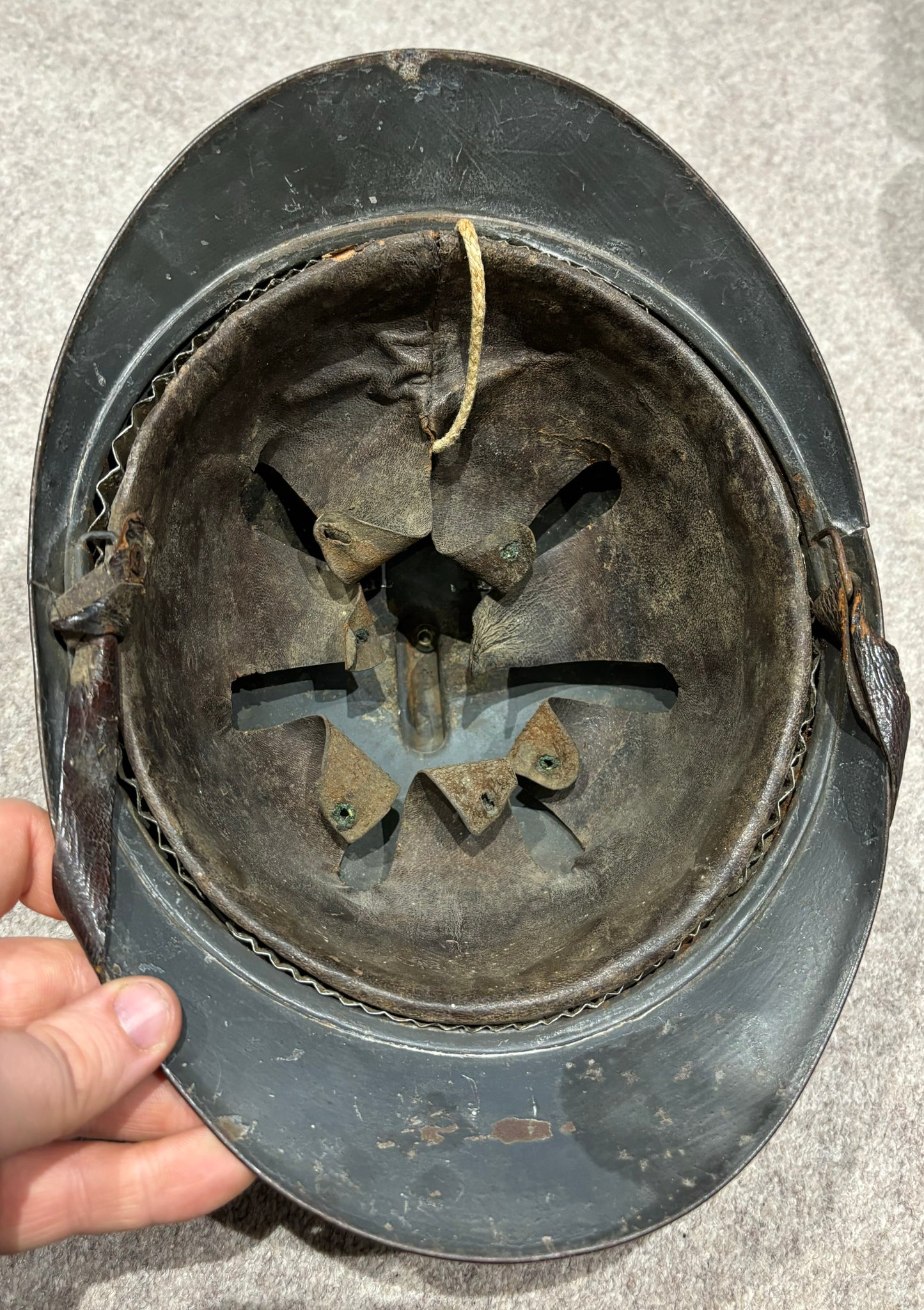 WW1 French Artillery M15 ‘Adrian’ Helmet