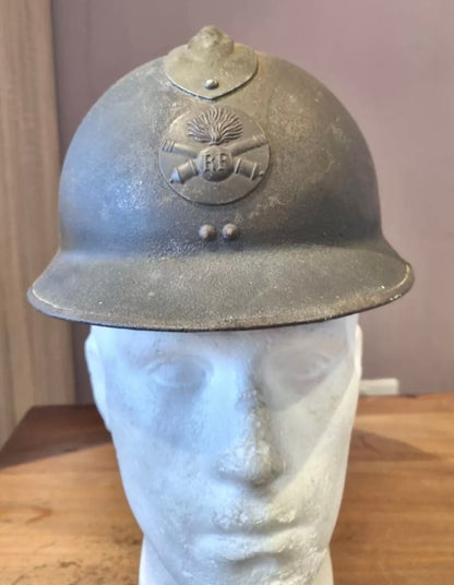 SOLD! WW2 French Artillery M26 Adrian Helmet