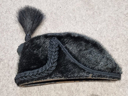 SOLD! Pre WW1 British Army Other Ranks Sealskin Busby to the 5th (Rifle) Battalion, King's Liverpool Regiment, With Bag