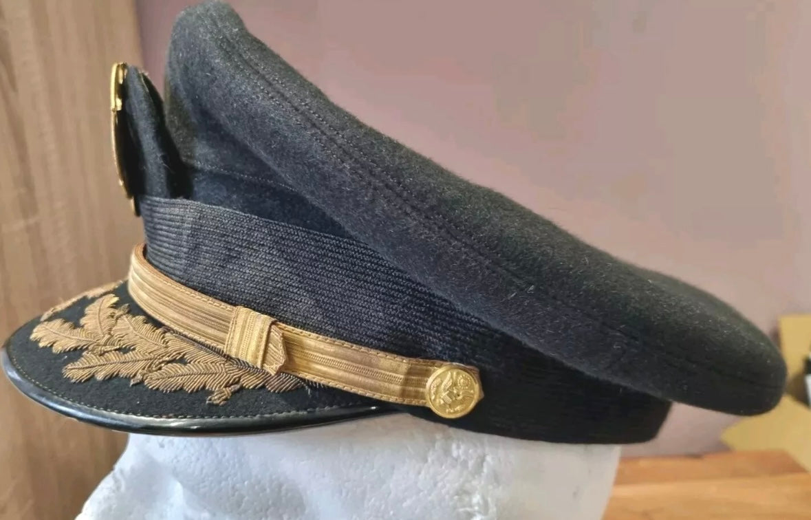 SOLD! 1950-60s US Navy Academy Officer’s Visor Cap