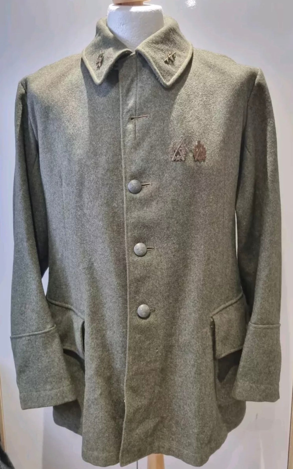 WW2 Swedish Army Tunic, 1942 Dated, with Badges