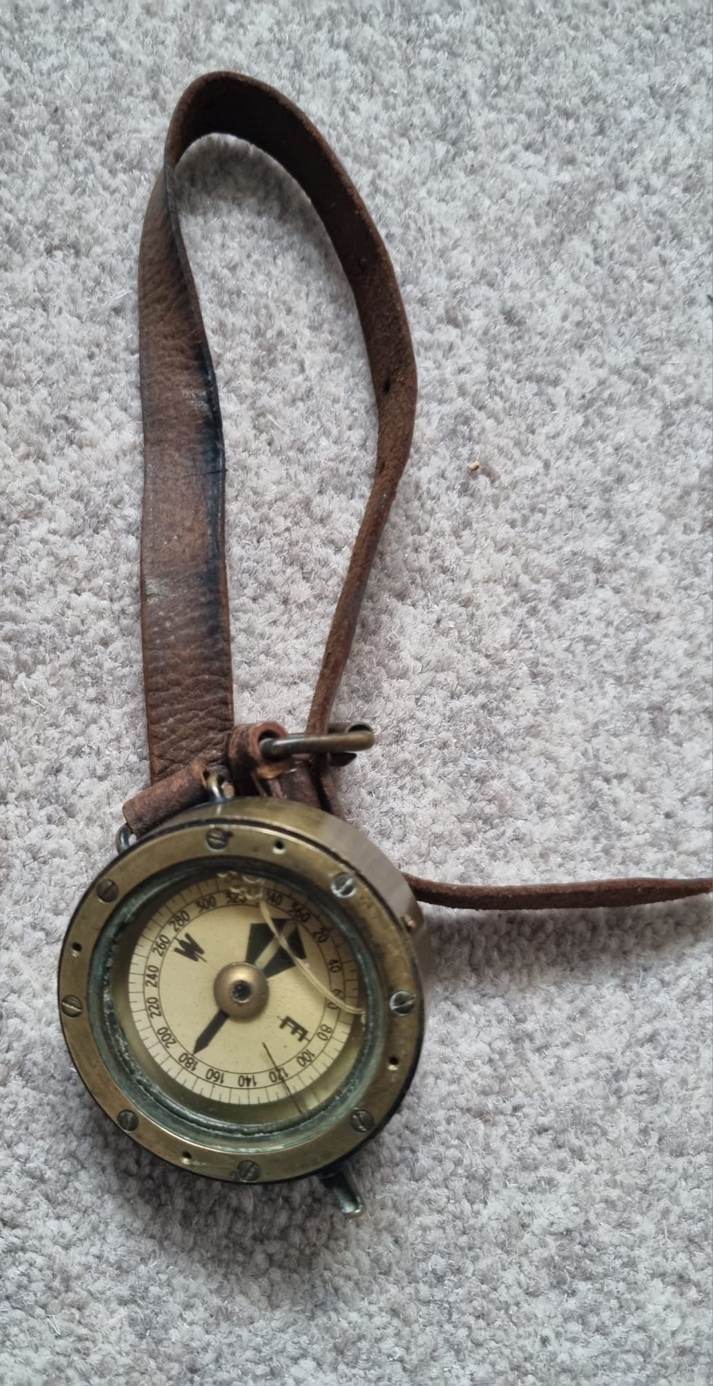 WW1 British Royal Flying Corps Collection, including Flying Helmet, Goggles, Wrist Compass and Map Board