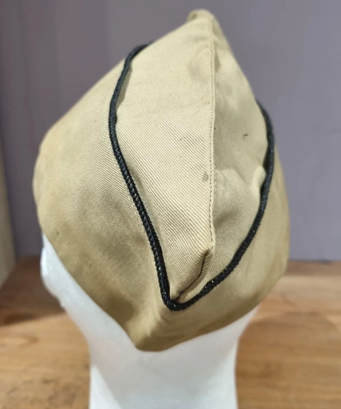 WW2 Era US Army Officer's Garrison Cap with Major's Badge