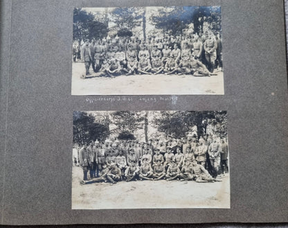SOLD! Rare WW1 1915 German Eastern Front Photo Album 146 Photos + Ausweis