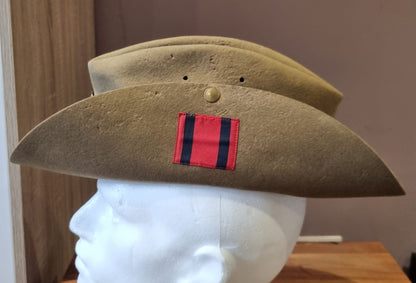 WW2 British Royal Engineers Slouch Hat, Dated 1943