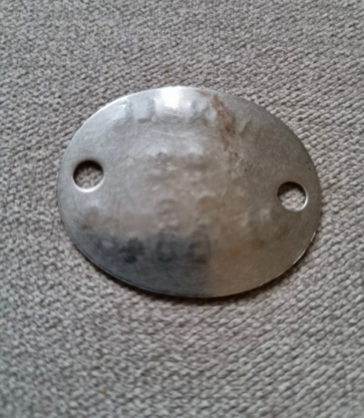 1914 (Emergency) Pattern WW1 Canadian Expeditionary Force Dog Tag for Boxall