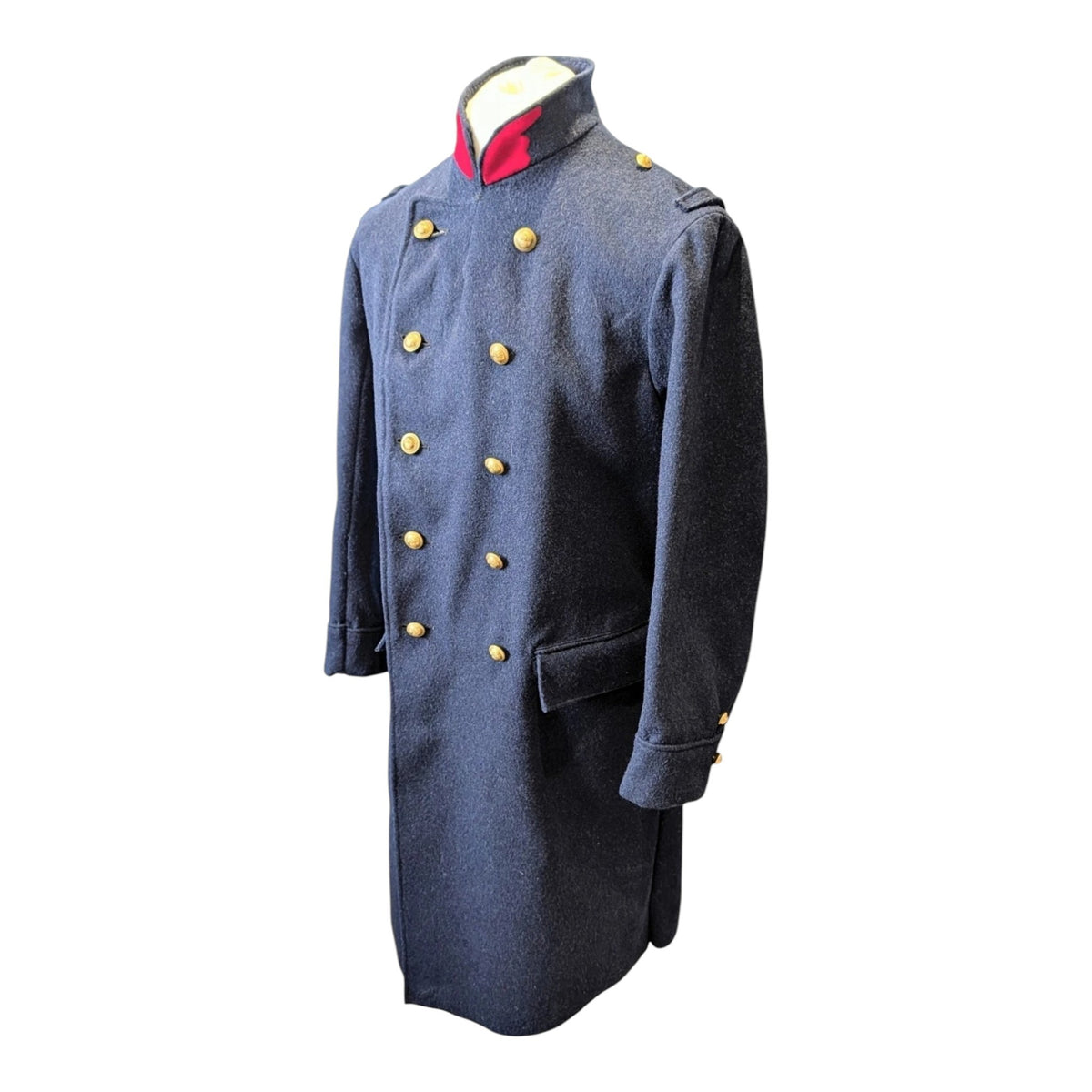 WW2 1940 Dated French Army Infantry Dark Blue Greatcoat Unissued