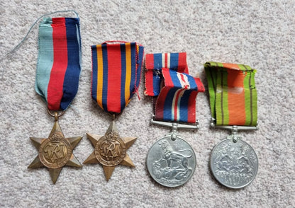 SOLD! Fantastic WW2 RAF Uniform Set to Corporal Arthur Norman Cotton, with Medals.