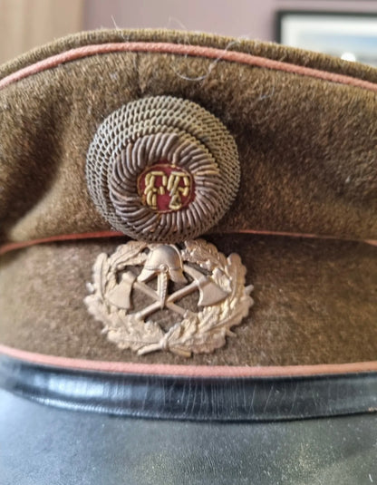 Rare Interwar Austrian Freiwillige Feuerwehr (Fire Volunteers) Visor Cap