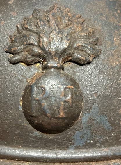 WW1 French Colonial Infantry M15 ‘Adrian’ Helmet