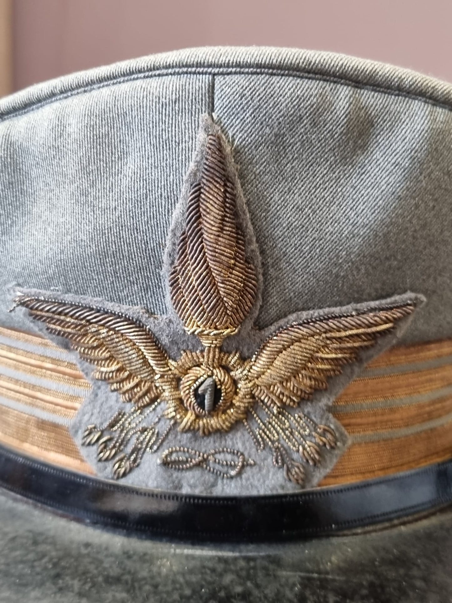 WW2 Italian Colonel’s Visor Cap, 1st Autieri Regiment (Army Transport)