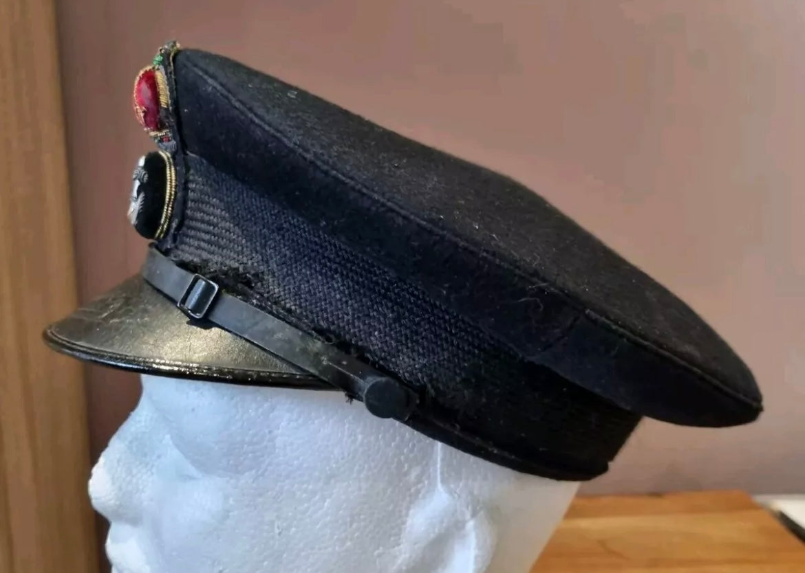 SOLD! Rare Maltese Made, WW2 or Earlier, Royal Navy Petty Officer’s Visor Cap