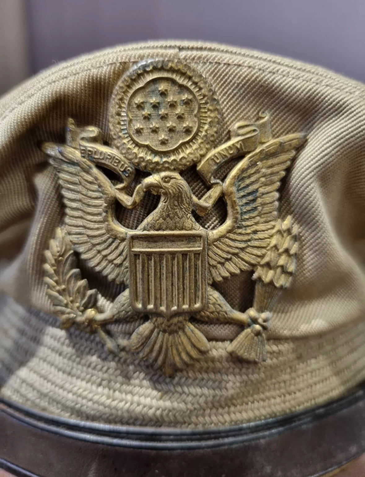 SOLD! WW2 US Army Air Corps Officer’s Summer Visor Cap