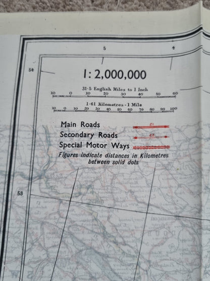 SOLD! WW2 SOE Double Sided Silk Escape Map, C & D of France, Spain, Belgium and the Netherlands