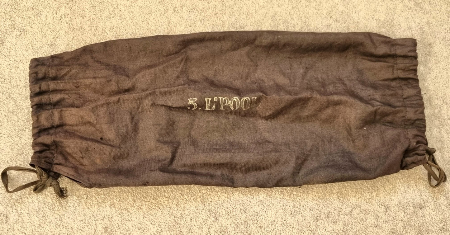 SOLD! Pre WW1 British Army Other Ranks Sealskin Busby to the 5th (Rifle) Battalion, King's Liverpool Regiment, With Bag