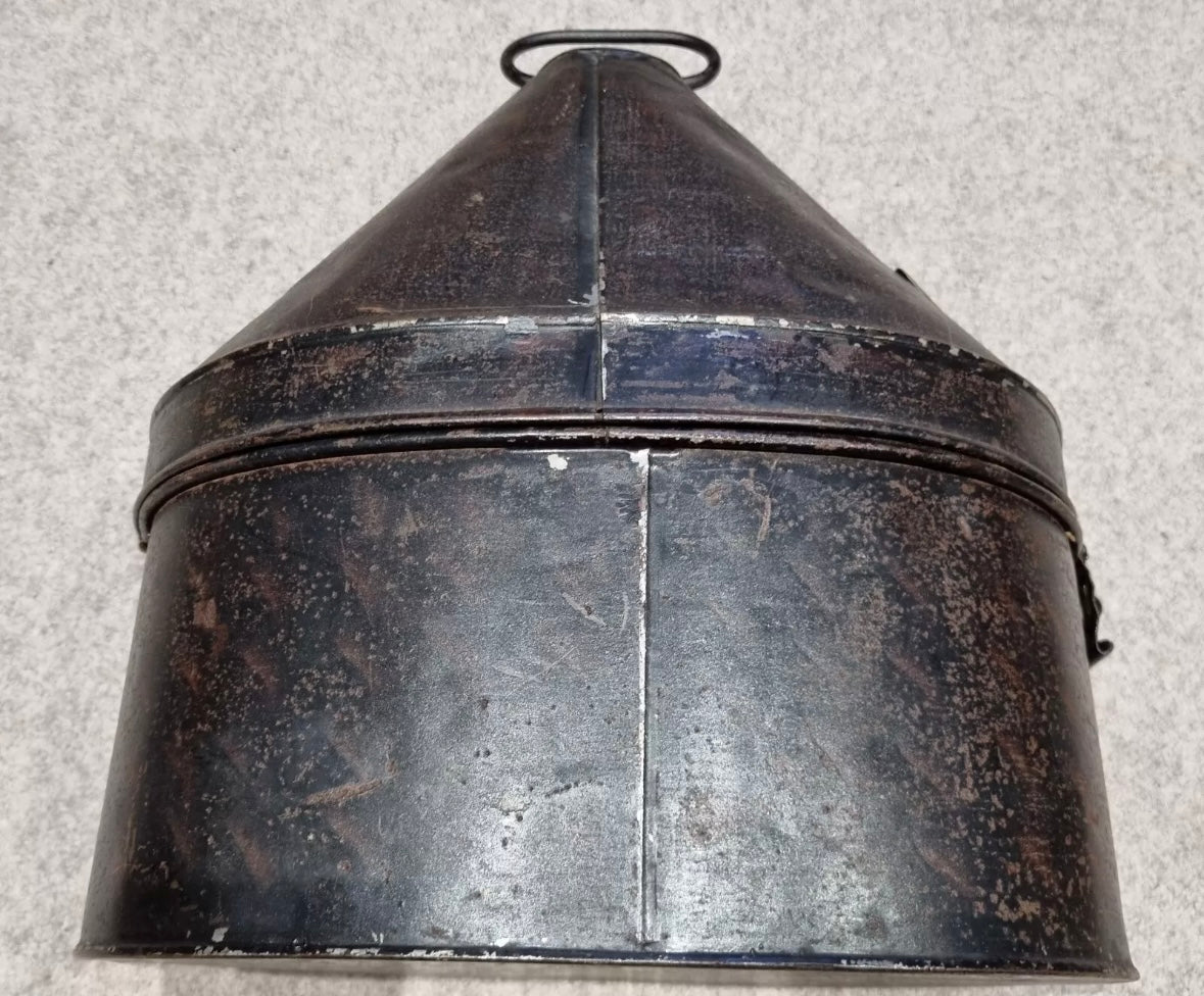SOLD! Victorian Officer’s Home Service Helmet for the 1st Northumberland Artillery Volunteers, with Tin